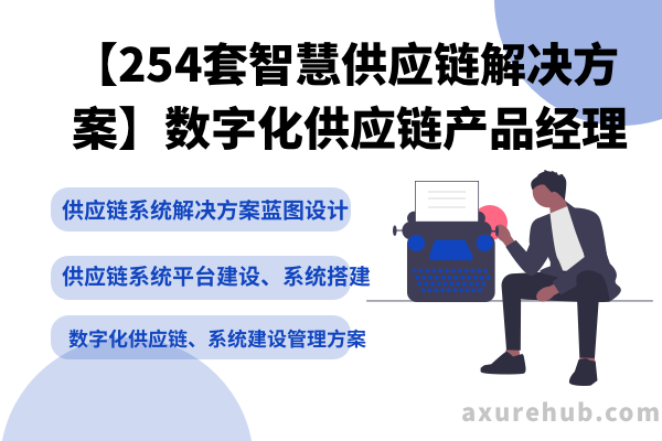 【254套智慧供应链解决方案】数字化供应链产品经理必备